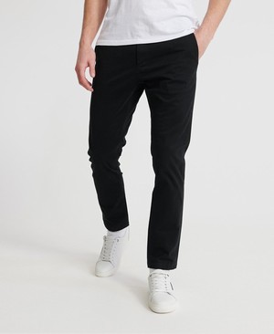 Superdry Edit Chino Férfi Nadrág Fekete | TBMDH4768